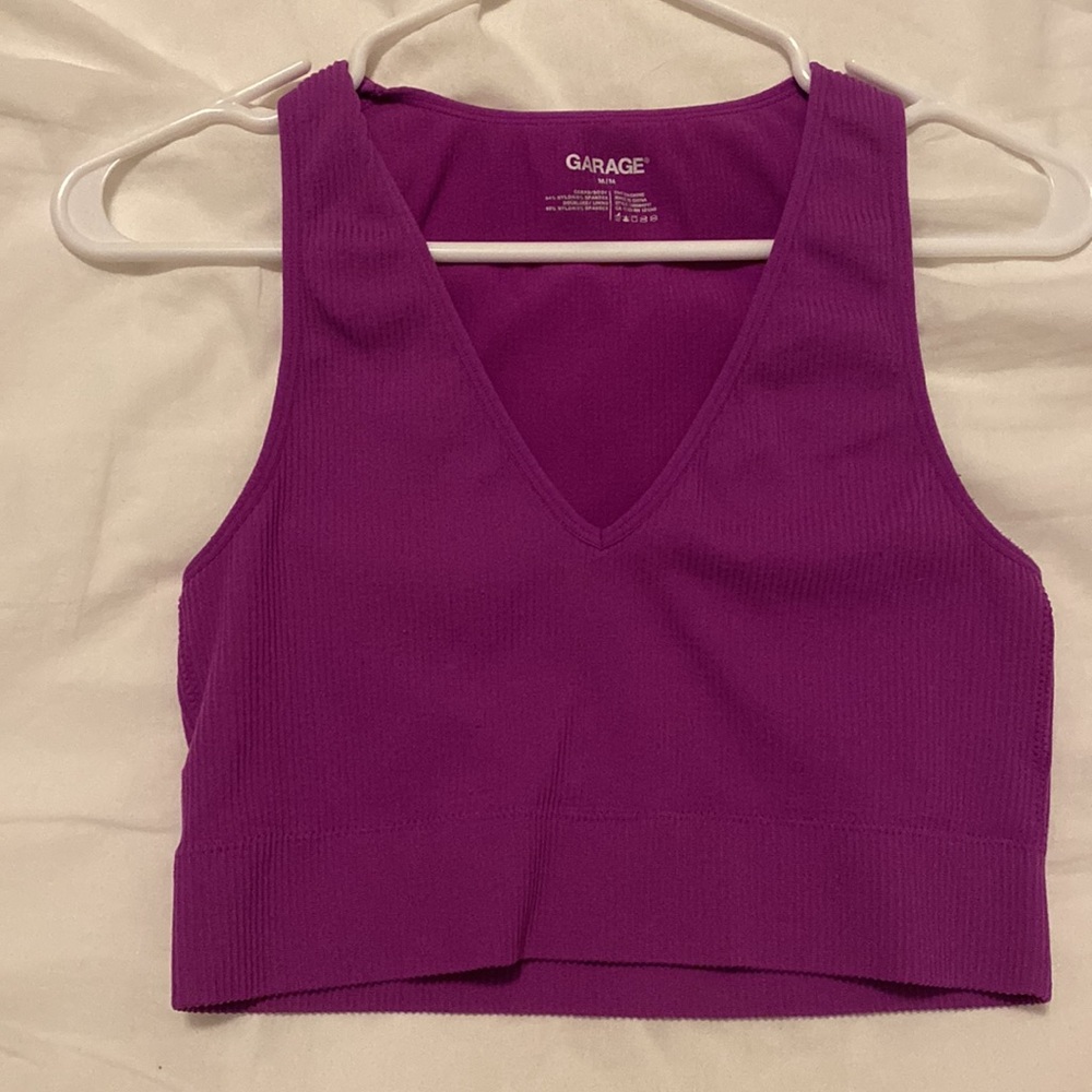 purple garage top